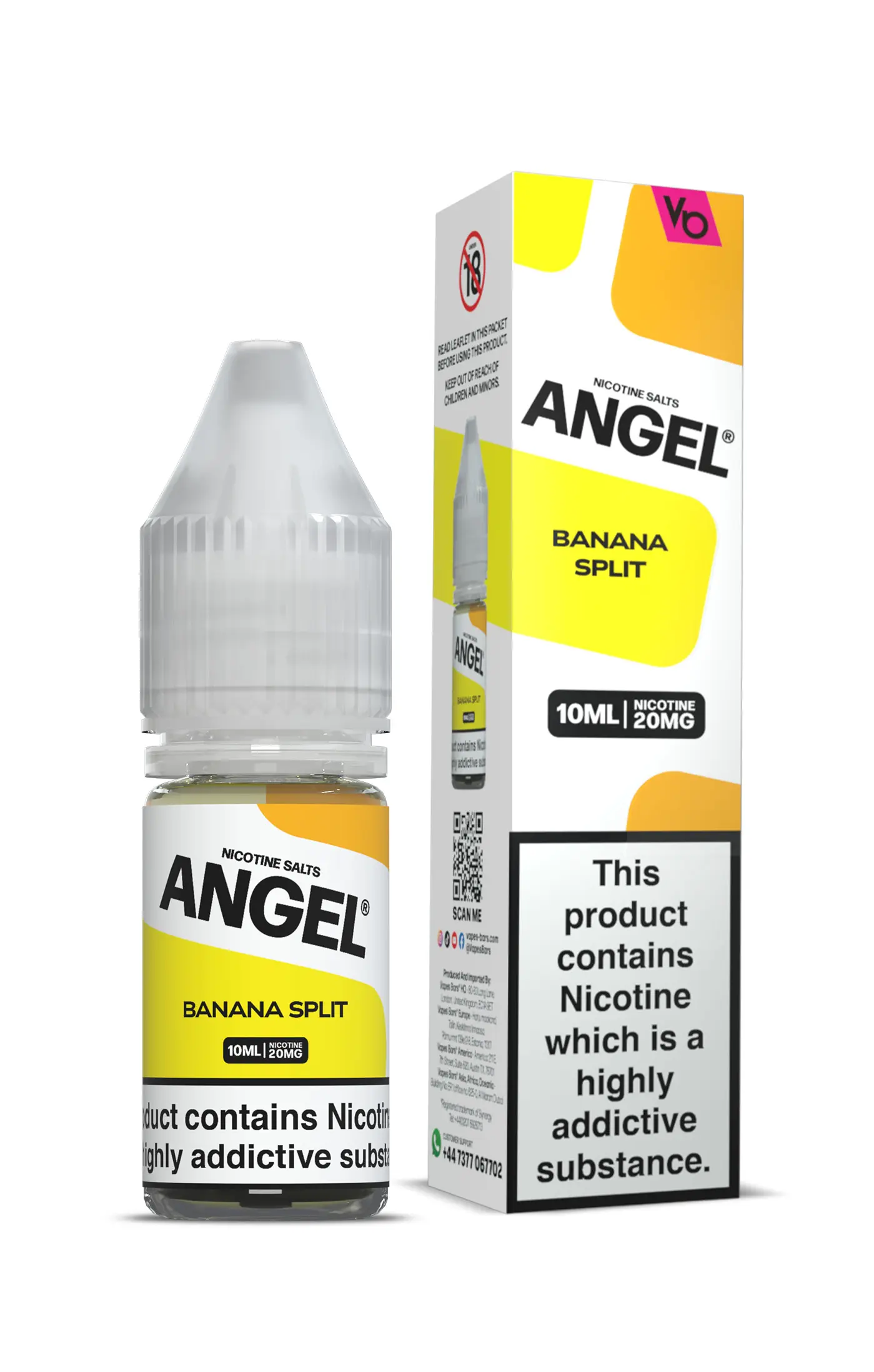 Banana Split Nic Salt E-Liquid by Angel 10ml